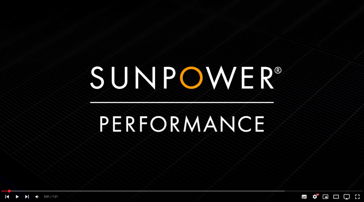 VIDEO AIRMETIC SUNPOWER PERFORMANCE PHOTOVOLTAIQUE BREST